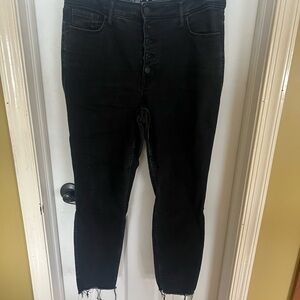 Old Navy Women's Black Ankle Jeans